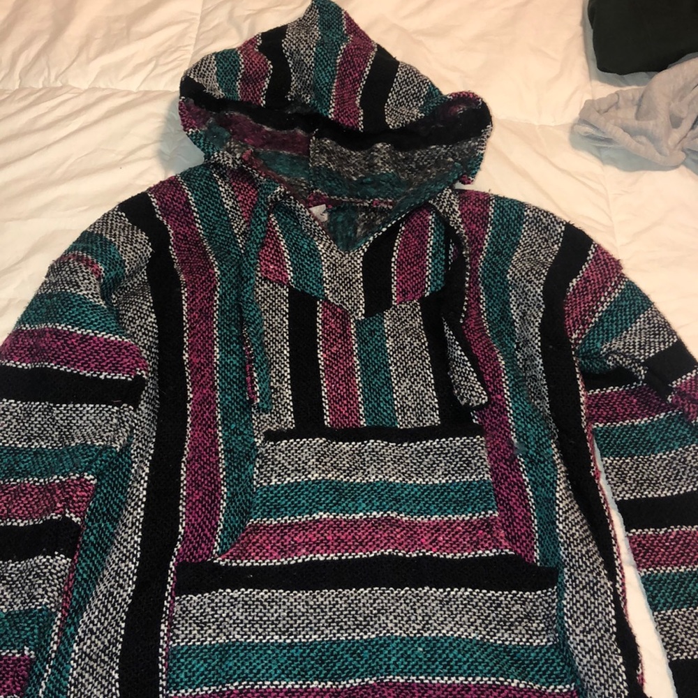 Multi colored hoodie💙